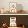 Tijger - Wilde dieren - Pastel Light Box met kabel (Kinderlampje) klein -sfeer3_kind