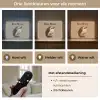 Egel - Snuitje - Bruin - Stekels Light Box met batterij (Wandlamp kind) middel -USP_lichtkleurNL