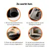 Golvende Duisternis Inductie beschermer vinyl 3mm klein -zzzzzzz-td-werking