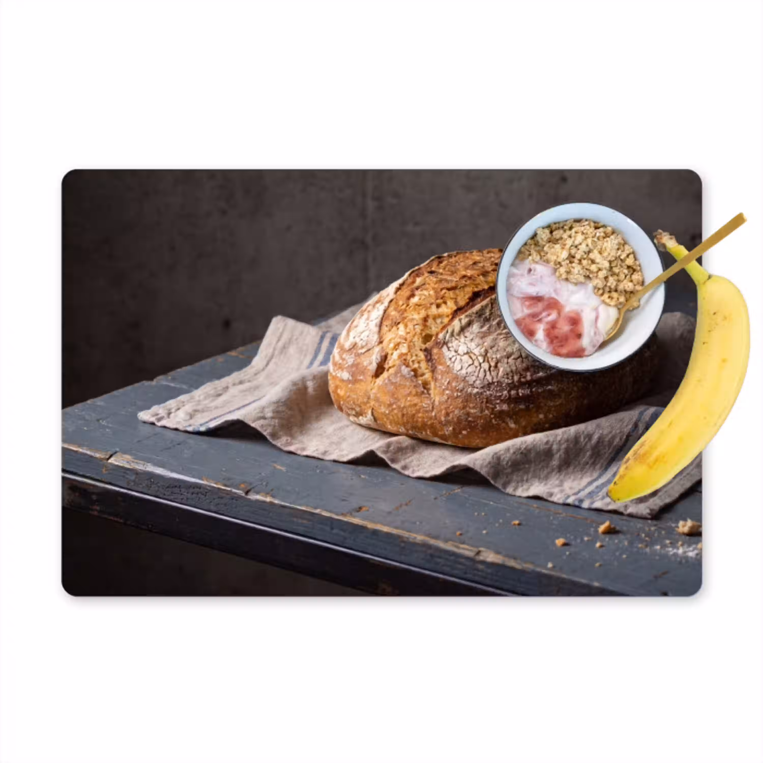 Brood - Rustiek - Eten Placemat vinyl groot -zzzproduct_Kitchenyeah-website