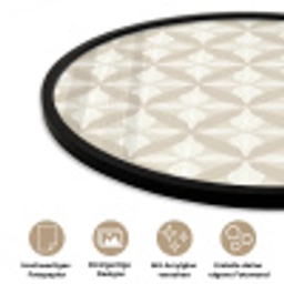 Patroon - Klassiek - Beige Fotolijst rond zonder passe partout klein 856 -closeup_DE