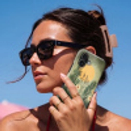 Bloemen - Bladeren - Zon - Groen Toughcase MagSafe Apple iPhone 17 klein -Sfeer2V