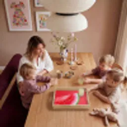 Watermeloen - Rood - Zomers Dienblad Rechthoek middel -sfeer4