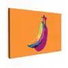 Felle kleuren - Banaan - popart canvas 2cm klein -z3d