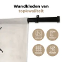 Kever - Insect - Vintage Wandkleed katoen klein -sfeer2