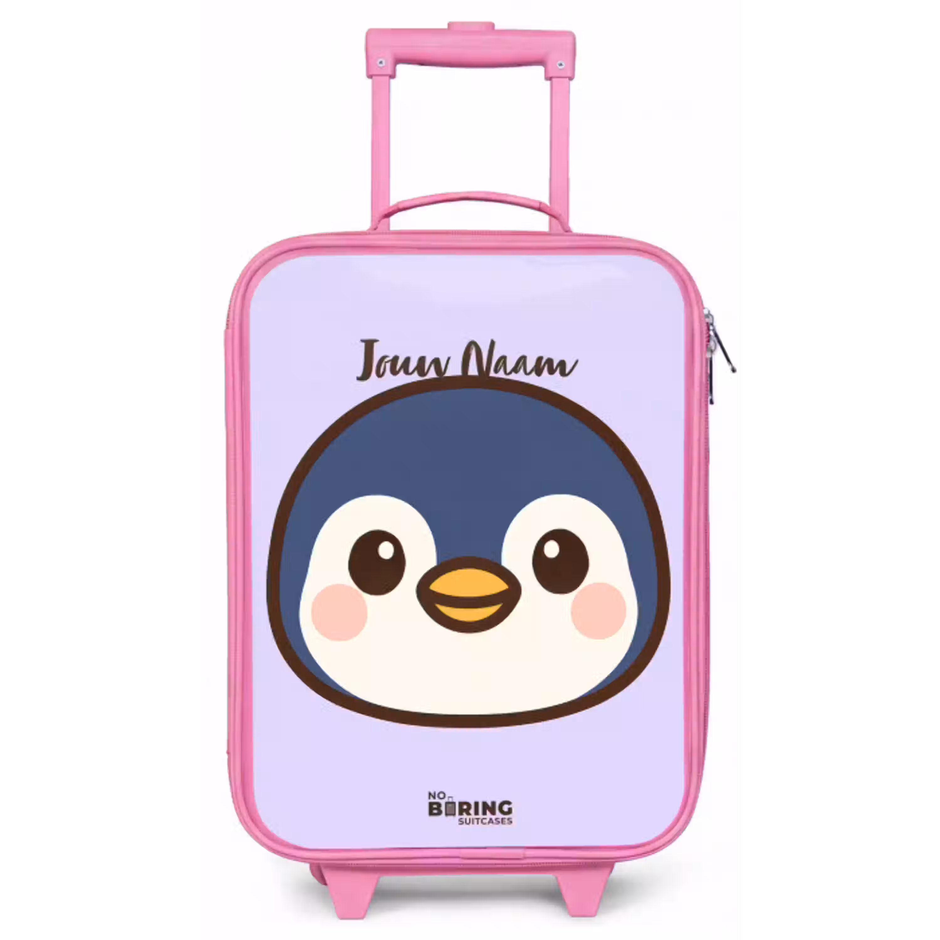 Pinguïn Kinderkoffer - Roze klein -zz3dotto