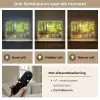 Bos - Landschap - Water - Bomen - Zon - Groen - Natuur Light Box met batterij (Wandlamp) middel -USP_lichtkleurNL