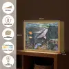 Mozaïek - Walvis - Koraal - Water Light Box met batterij (Wandlamp) middel -USP_websiteoverzichtNL