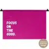 Focus on the good - Roze - Simple Wandkleed katoen klein -t3d_DE