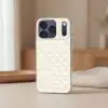 Abstract - Motief - Beige Telefoonhoesje iPhone 17 Pro klein 878 -sfeer2