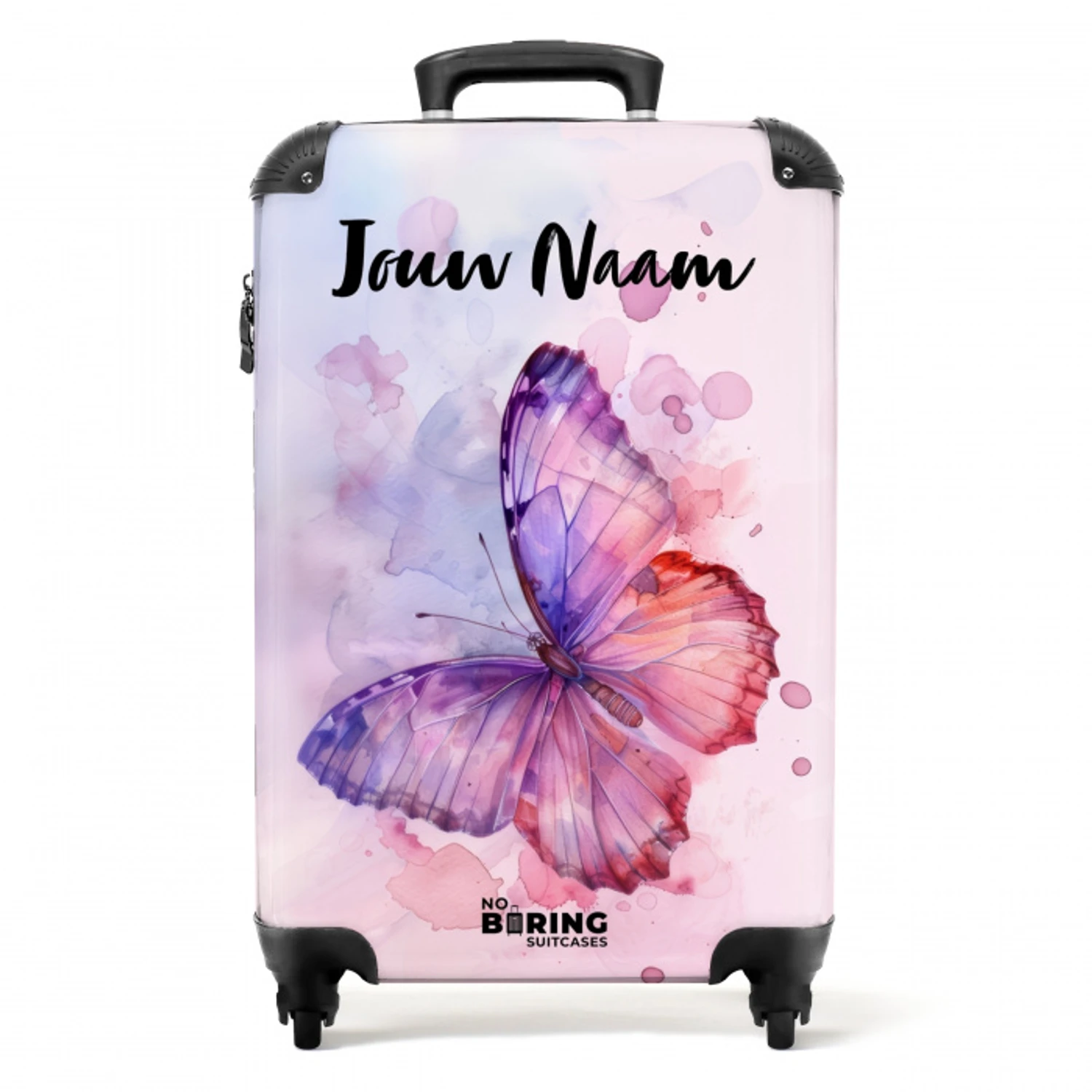 Aquarel aurora NBS - Handbagage koffer - Kinderen Unisex middel -productfoto_recht
