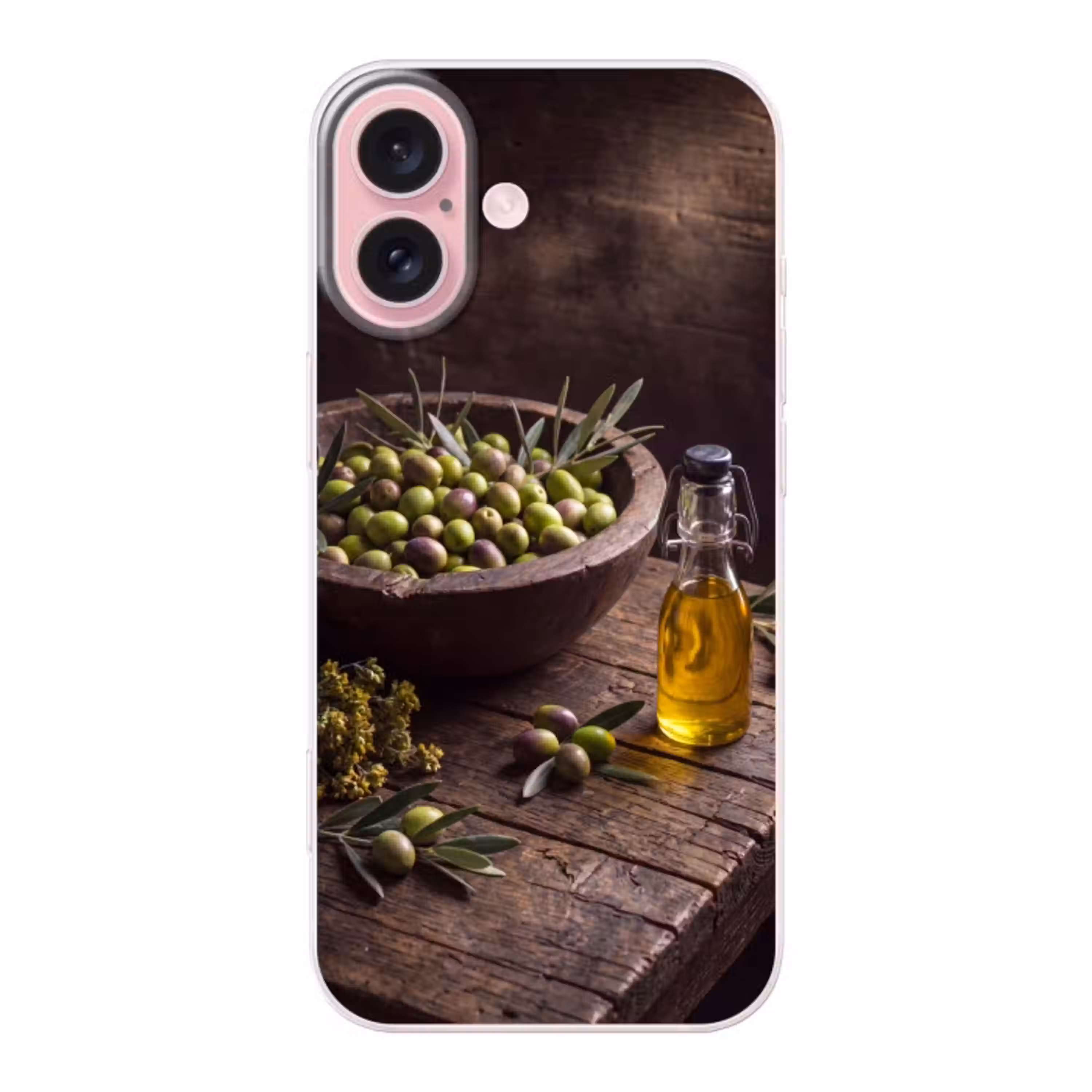 Olijven - Eten - Rustiek Apple iPhone 16 klein -3d
