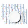 Zee - Sfeer - Strand - Blauw Placemat vinyl groot 368 -zzsfeer2_Kitchenyeah-website