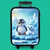 Pinguïn en ijsbeertje op ijsschotsen Kinderkoffer - Zwart klein -zzz_website3d_nbs