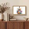 Gitaar - Graffiti - Muziek - Wit Light Box met kabel (Tafellamp) klein -sfeer2