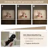Kerst - Hert - Gewei - Kerstbal - Rendier Light Box met batterij (Wandlamp) middel -USP_dimbaarNL