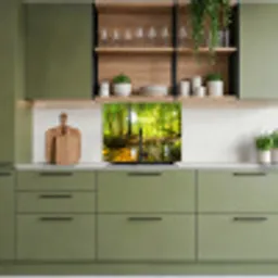 Bos - Landschap - Water - Bomen - Zon - Groen - Natuur keuken achterwand 2 middel -sfeer3