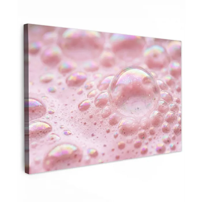 Schuim - Structuur - Roze canvas 2cm klein -z3d