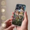 Libelle - Mozaïek - Bloemen - Kleurrijk Telefoonhoesje iPhone 17 Pro klein -sfeer3_NL