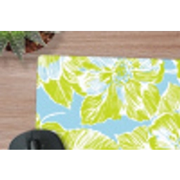 Modern - Bloemen - Groen muismat rubber klein 262 -closeup