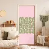 Chase greatness - Groen - Roze - Retro deurposter klein -sfeer2