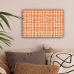 Patroon - Lijnen - Oranje canvas 2cm klein 34 -sfeer1