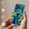 Pauw - Cirkels - Blauw Telefoonhoesje iPhone 17 Pro klein -sfeer3_NL