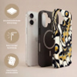 Vlinder - Vleugel - Geel Toughcase MagSafe Apple iPhone 17 klein -USP_Lagen_NL
