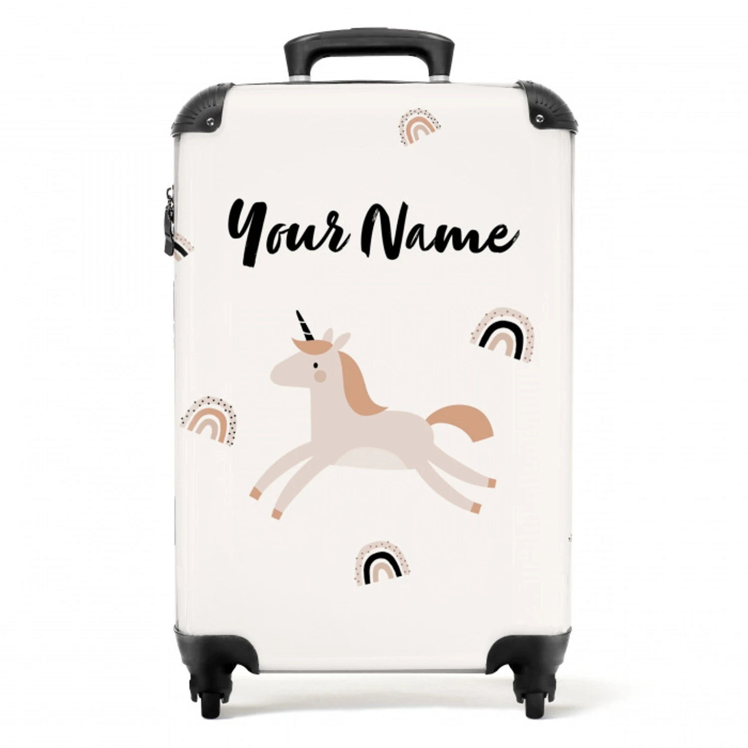 Eenhoorn Dromen NBS - Handbagage koffer - Kinderen Unisex middel -productfoto_recht