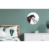 Paard - Modern - Balans Wandcirkel aluminium klein -slaapkamer