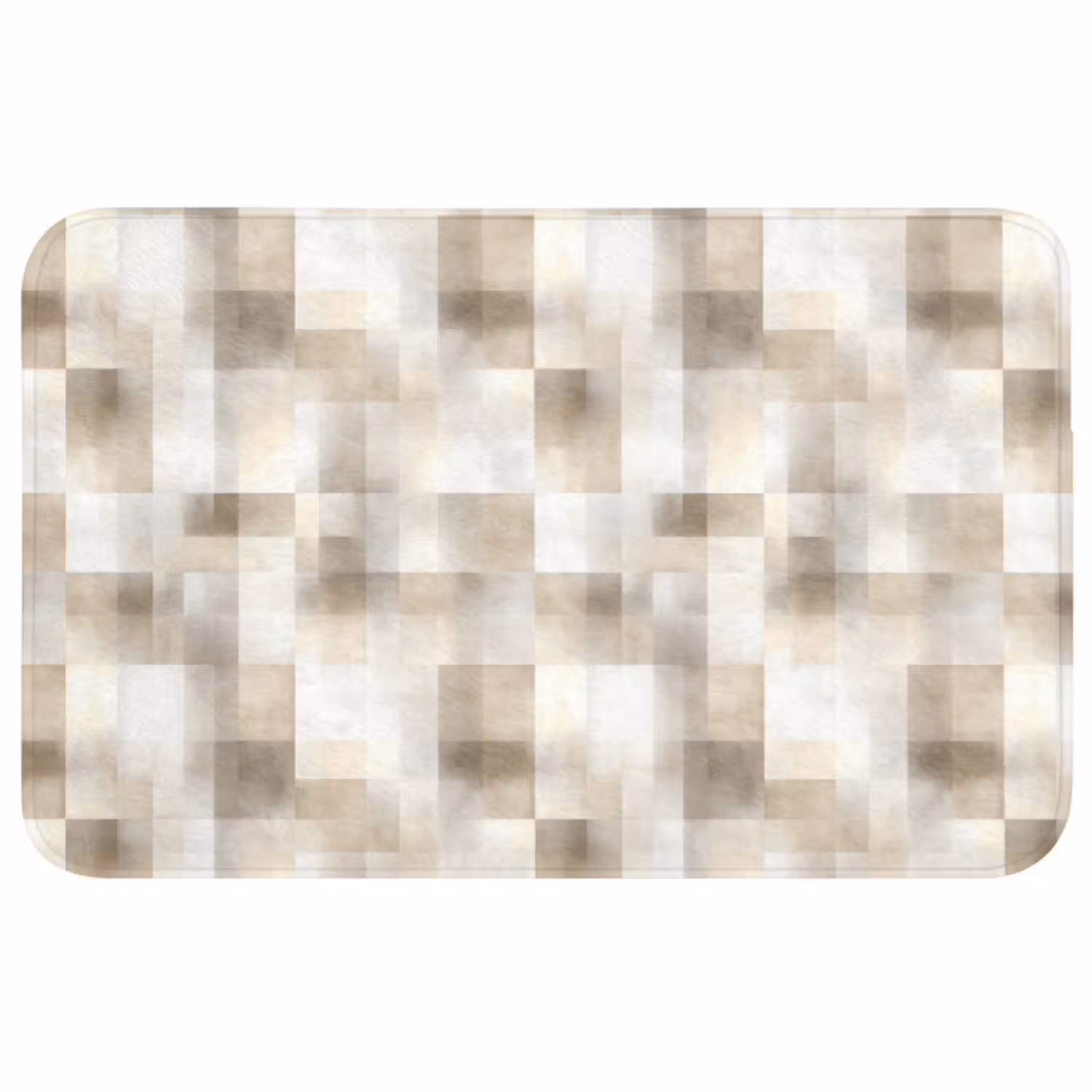 Textuur - Linnen - Beige Badmat middel 997 -3d