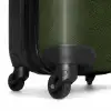 Lederen look diep groen NBS - Handbagage koffer - Volwassenen Unisex middel -wiel