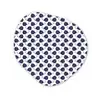 Oceaan - Vis - Blauw - Wit Wandcirkel Organisch Forex 3mm klein 629 -3d