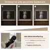 Ananas - Gedetailleerd - Bladeren Light Box met batterij (Wandlamp) middel -USP_dimbaarNL