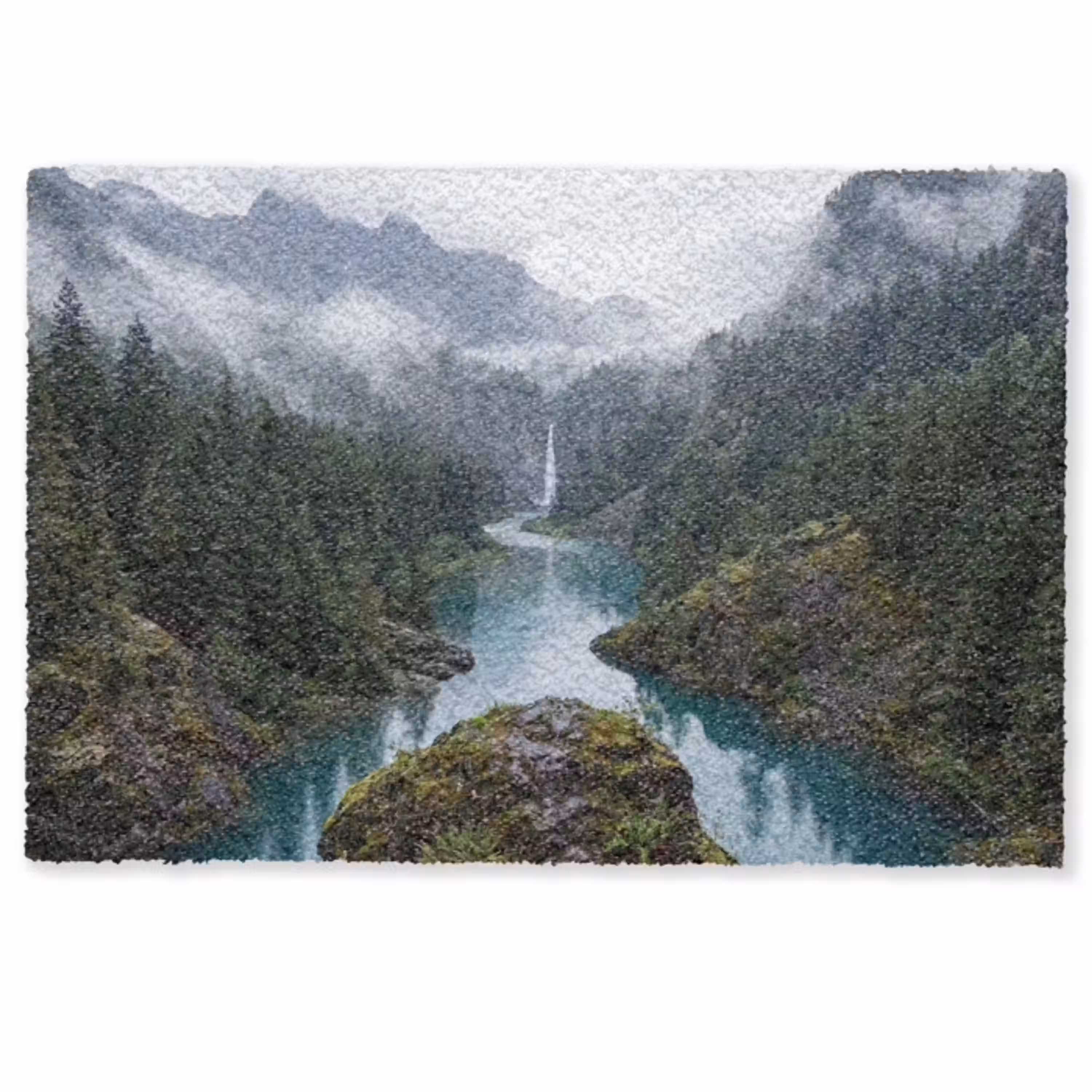 Waterval - Bomen - Bergen Deurmat klein -zkaufland3d