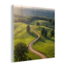 Weg - Weide - Natuur - Groen plexiglas 5mm klein -z3d