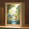Olifant - Tijger - Bos - Jungle Light Box met kabel klein -zzz_3d_website