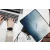 Meeuw - Wit - Zee - Mistig laptophoes neopreen klein -bureau