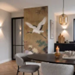 Oosters - Elegant - Kleurrijk Behang Vinyl klein -sfeer3
