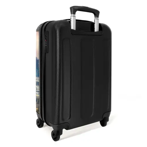 Eiffeltoren - Herfst - Parijs - Avond NBS - Handbagage koffer - Unisex middel -achterkant