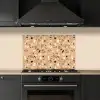 Terrazzo - Patroon - Kleurrijk - Oranje keuken achterwand spatscherm klein 900 -sfeer1