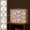 Cassette - Patroon - Roze Light Box met batterij (Wandlamp) middel 907 -USP_websiteoverzichtNL