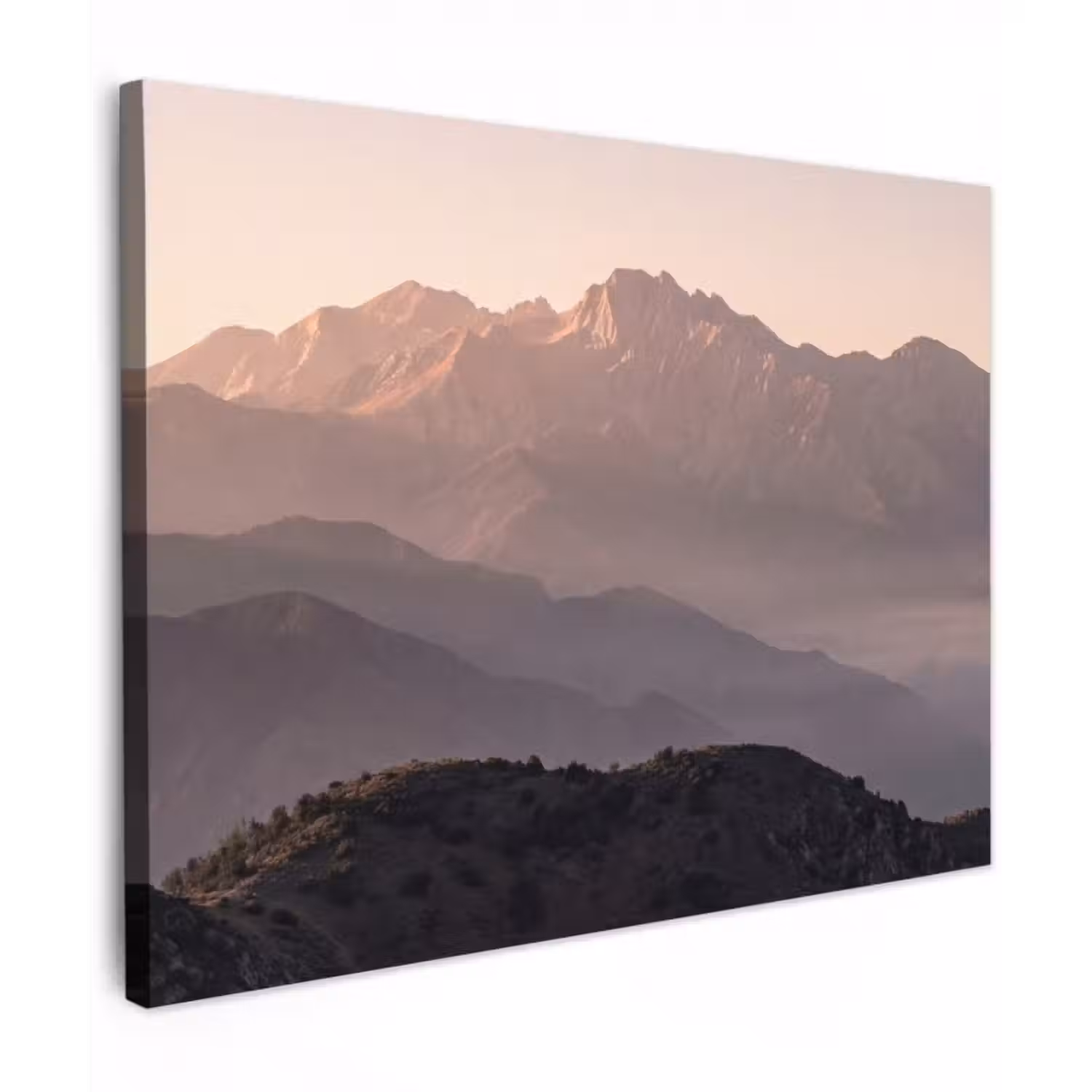 Leinwandbild - Panorama - Landschaft - Berge