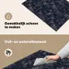 Grijs - Zwart - Patroon Inductie beschemer met haakjes klein 777 -ky-schoon-nl