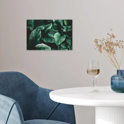 Jungle - Bladeren - Tropisch - Planten - Natuur poster papier klein -sfeer3