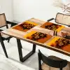 Vrouw - Citroenen - Bloesem - Geel Placemat vinyl groot -zzsfeer4_Kitchenyeah-website