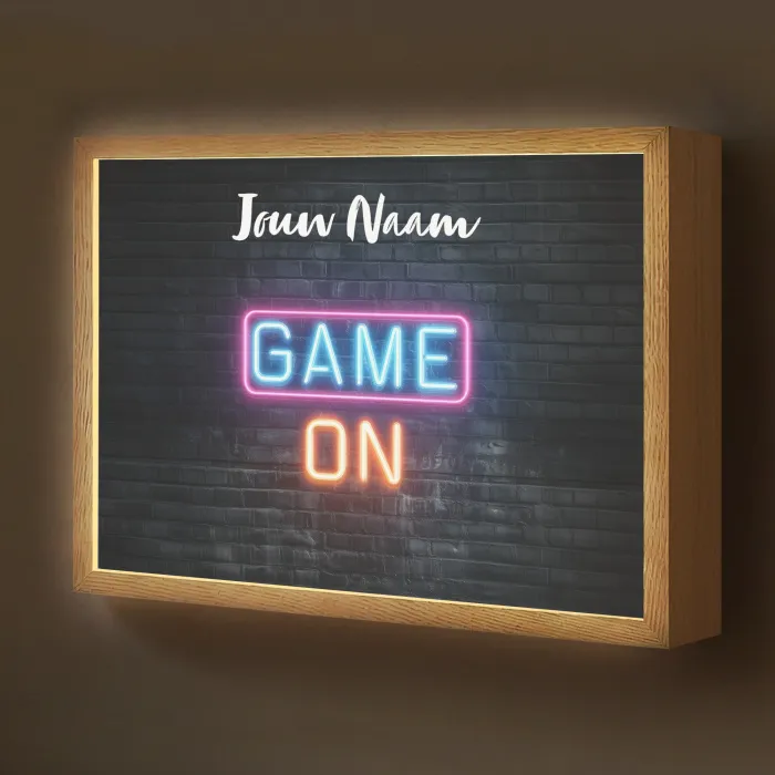 Game - Neon - Muur Light Box met batterij (Wandlamp kind) middel -z3d_website
