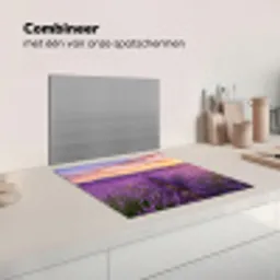 Lavendel - Veld - Natuur - Paars Inductie beschermer vinyl 3mm middel -wsfeer7_website