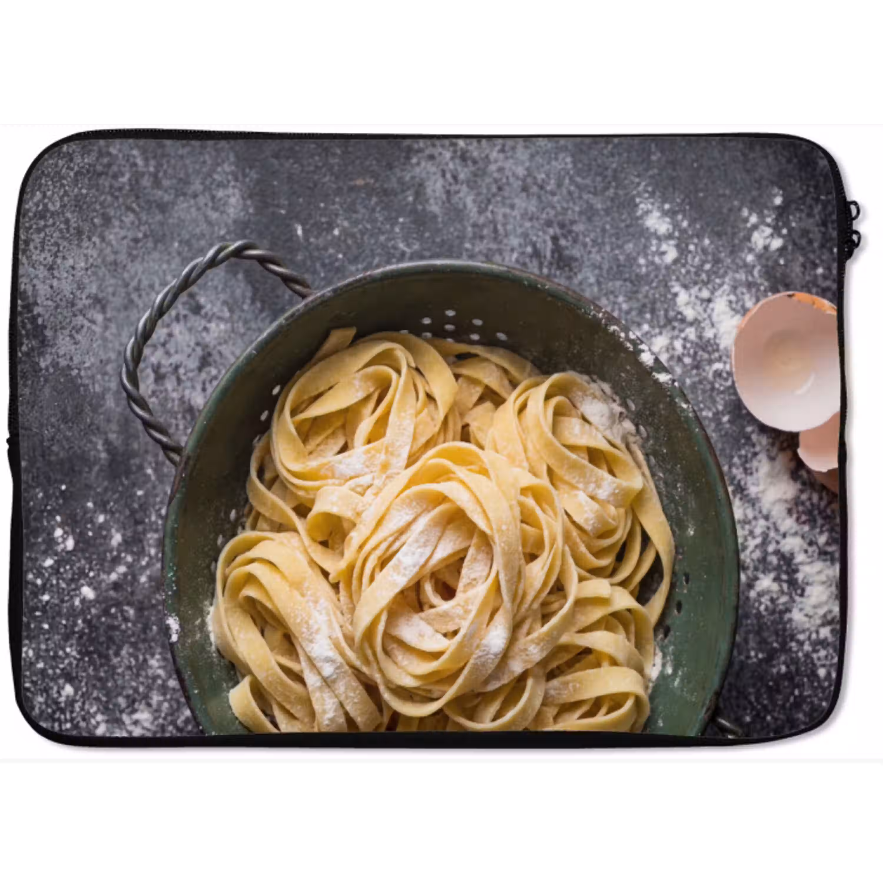 Pasta - Keuken - Eten laptophoes neopreen klein -zkaufland3dotto