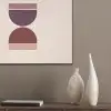 Zandloper - Symmetrisch - Rood - Paars PET vilt klein -sfeer6_closeup